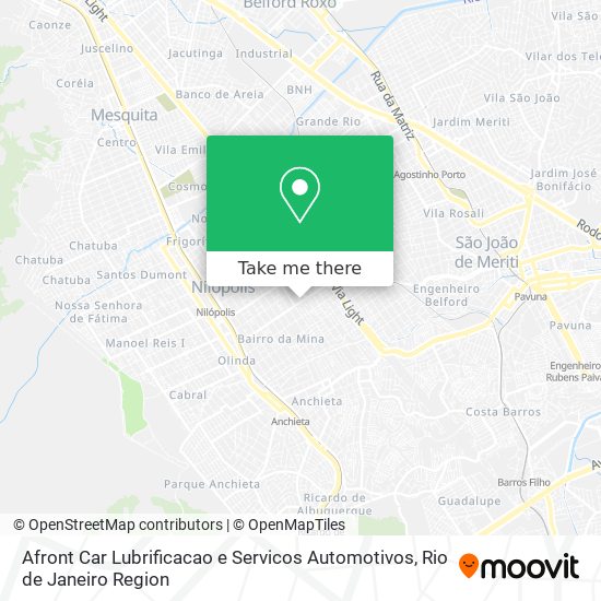 Afront Car Lubrificacao e Servicos Automotivos map