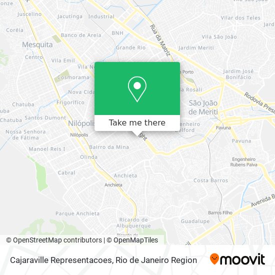 Cajaraville Representacoes map