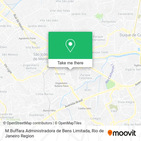 M.Buffara Administradora de Bens Limitada map