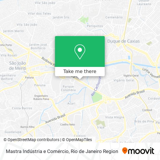 Mastra Indústria e Comércio map