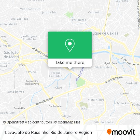 Lava-Jato do Russinho map