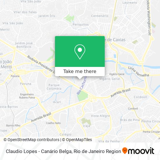 Claudio Lopes - Canário Belga map