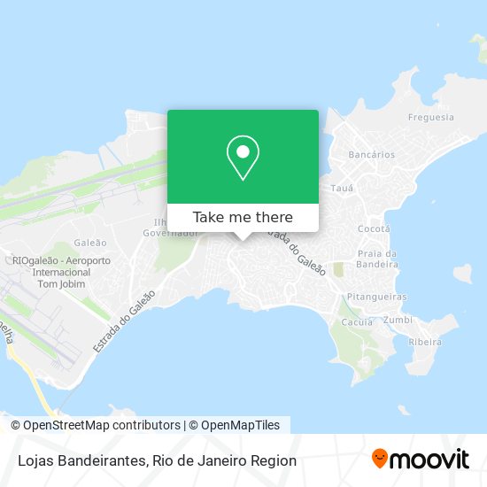 Lojas Bandeirantes map