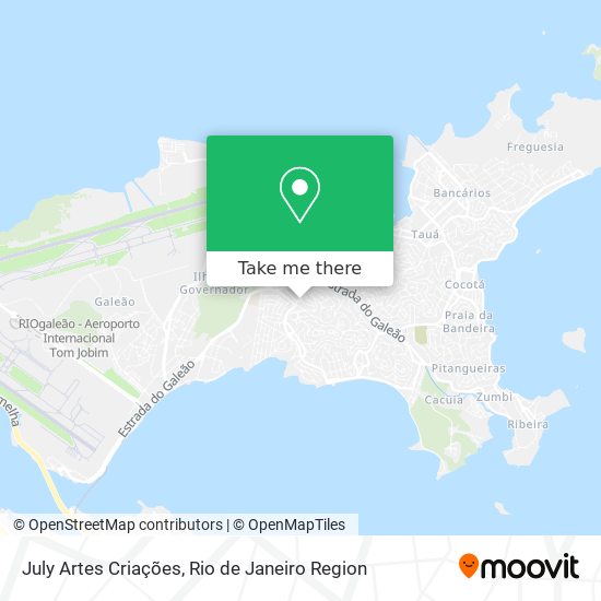 July Artes Criações map