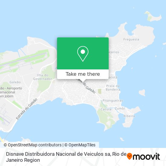 Disnave Distribuidora Nacional de Veiculos sa map