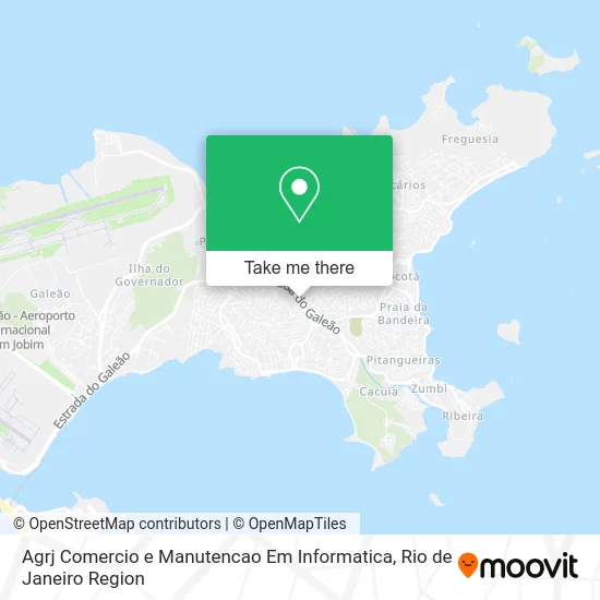 Agrj Comercio e Manutencao Em Informatica map