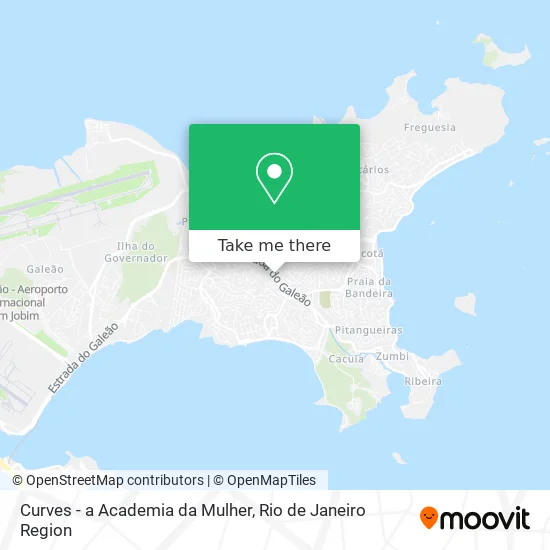 Curves - a Academia da Mulher map