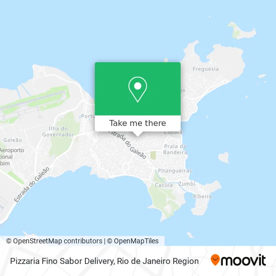 Pizzaria Fino Sabor Delivery map