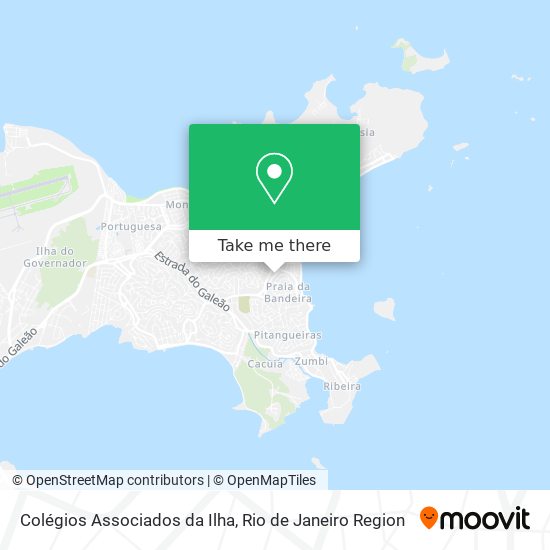 Colégios Associados da Ilha map