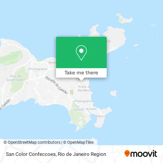 San Color Confeccoes map