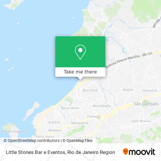 Little Stones Bar e Eventos map