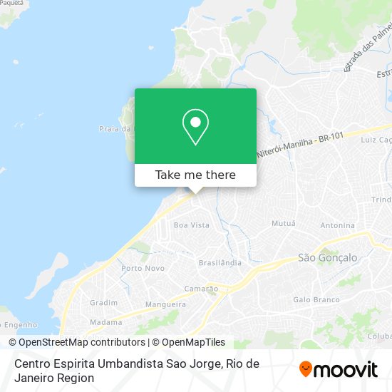 Centro Espirita Umbandista Sao Jorge map