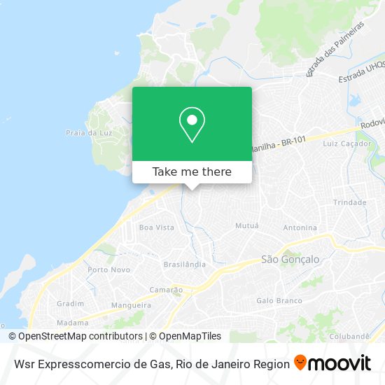 Wsr Expresscomercio de Gas map