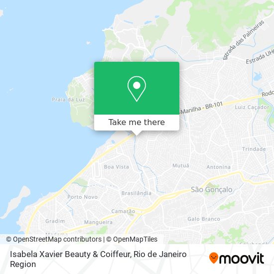 Mapa Isabela Xavier Beauty & Coiffeur