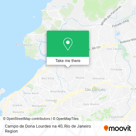 Campo de Dona Lourdes na 40 map