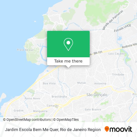 Mapa Jardim Escola Bem Me Quer