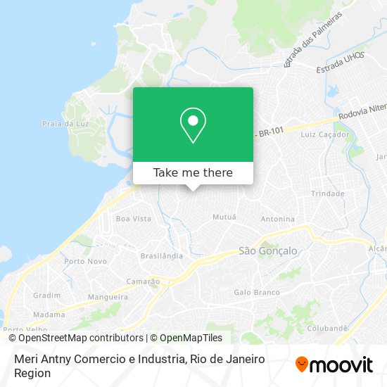 Meri Antny Comercio e Industria map