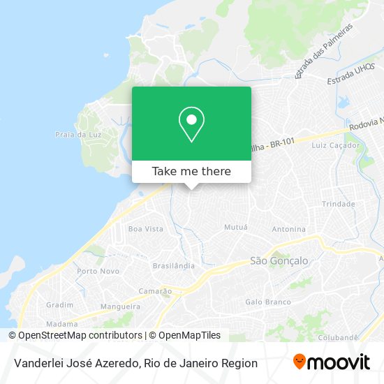 Vanderlei José Azeredo map