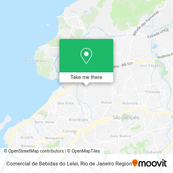 Comercial de Bebidas do Lelei map