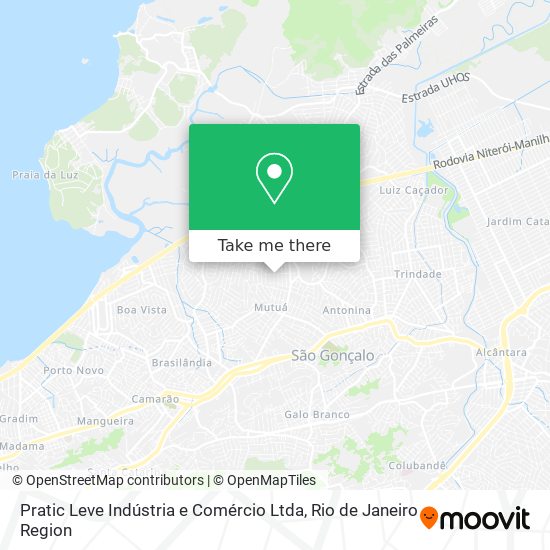 Pratic Leve Indústria e Comércio Ltda map