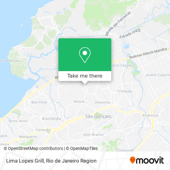 Lima Lopes Grill map