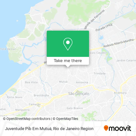 Juventude Pib Em Mutuá map