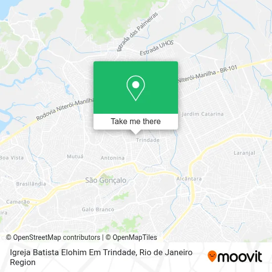Igreja Batista Elohim Em Trindade map