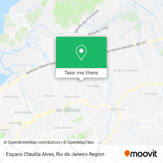 Espaco Claudia Alves map