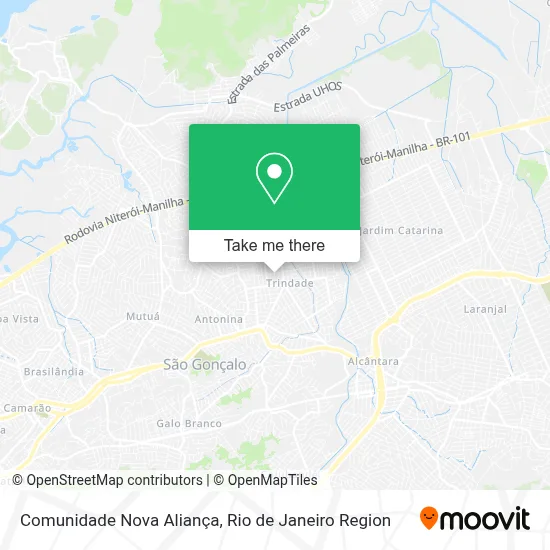 Comunidade Nova Aliança map