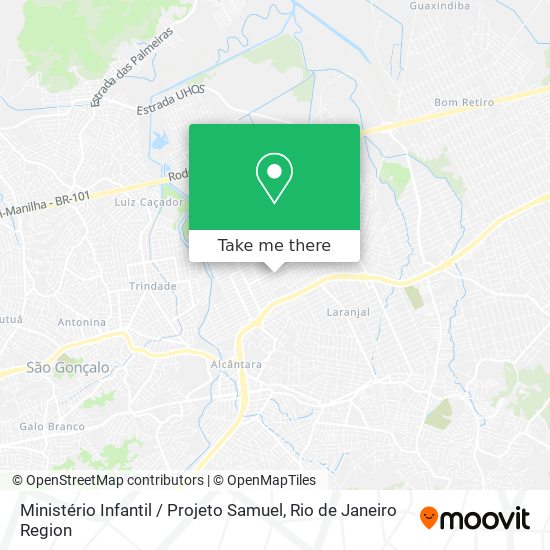 Ministério Infantil / Projeto Samuel map