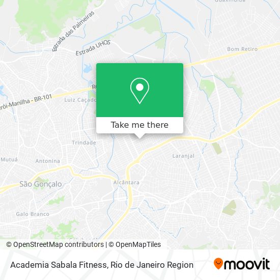 Academia Sabala Fitness map