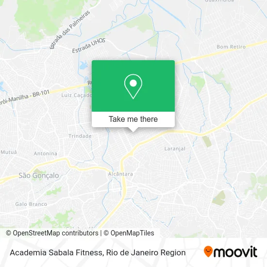 Academia Sabala Fitness map