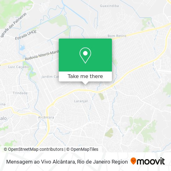 Mensagem ao Vivo Alcântara map