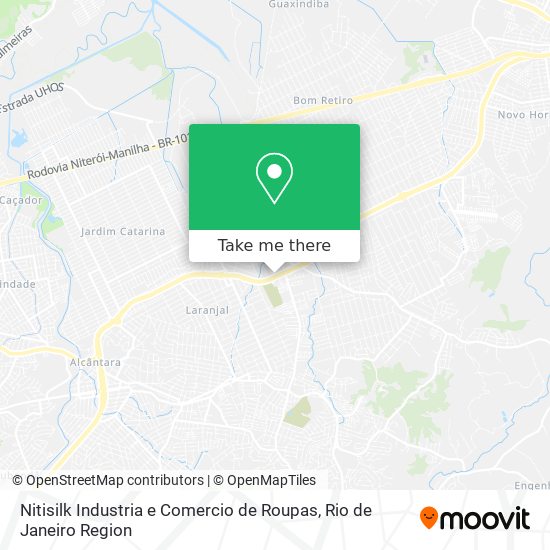 Nitisilk Industria e Comercio de Roupas map