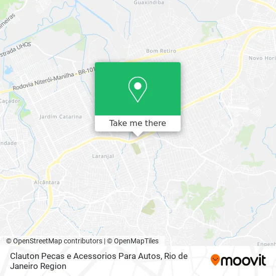 Clauton Pecas e Acessorios Para Autos map