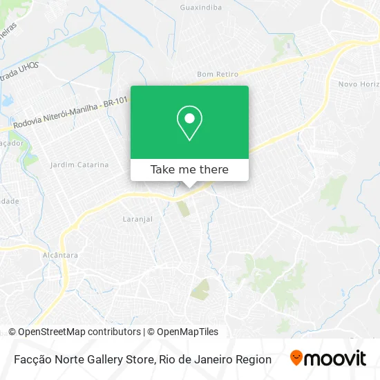 Facção Norte Gallery Store map