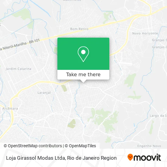 Loja Girassol Modas Ltda map