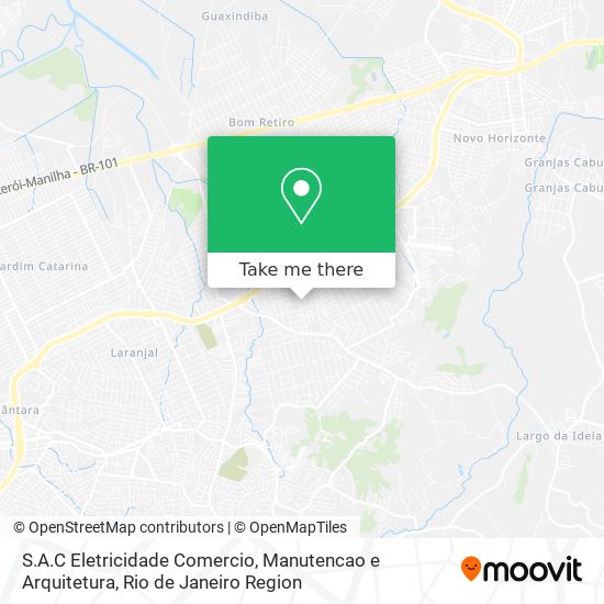 S.A.C Eletricidade Comercio, Manutencao e Arquitetura map