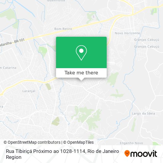 Rua Tibiriçá Próximo ao 1028-1114 map