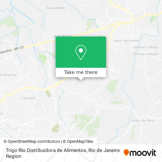 Trigo Rio Distribuidora de Alimentos map