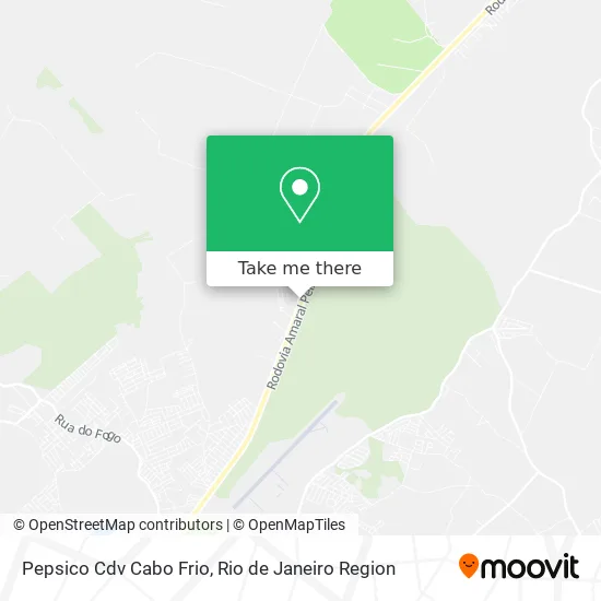 Pepsico Cdv Cabo Frio map