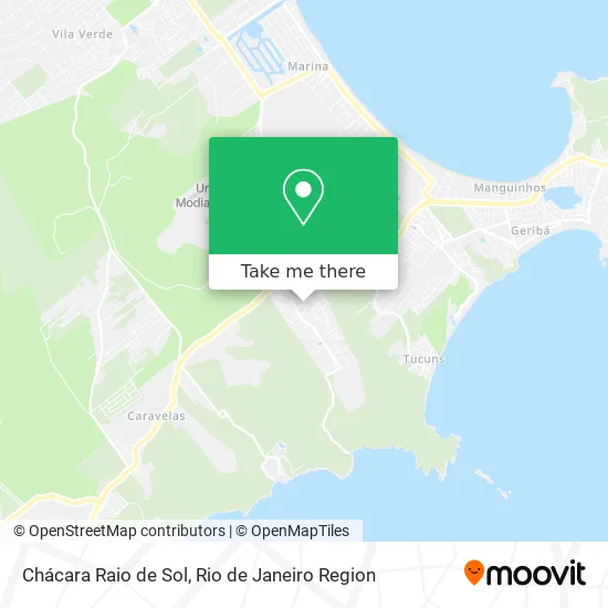 Chácara Raio de Sol map