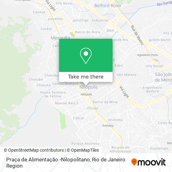 Mapa Praça de Alimentação -Nilopolitano