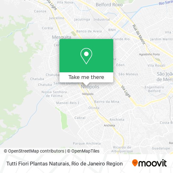 Tutti Fiori Plantas Naturais map