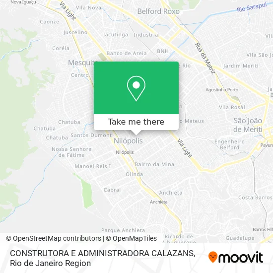 CONSTRUTORA E ADMINISTRADORA CALAZANS map