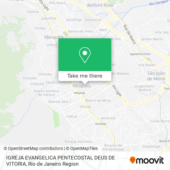 IGREJA EVANGELICA PENTECOSTAL DEUS DE VITORIA map