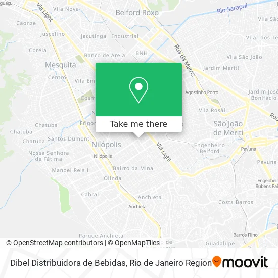 Dibel Distribuidora de Bebidas map