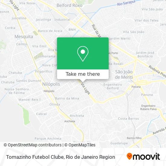 Tomazinho Futebol Clube map