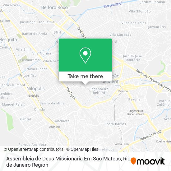Assembléia de Deus Missionária Em São Mateus map