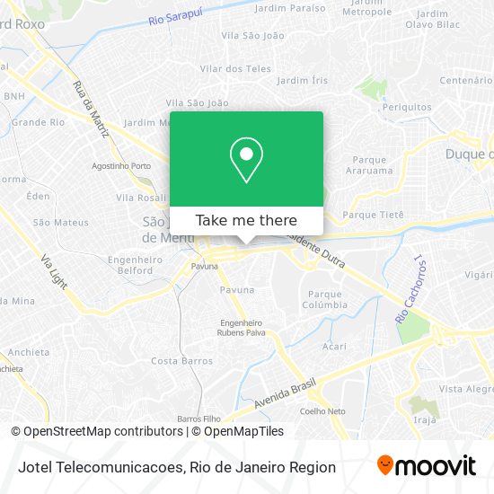 Jotel Telecomunicacoes map